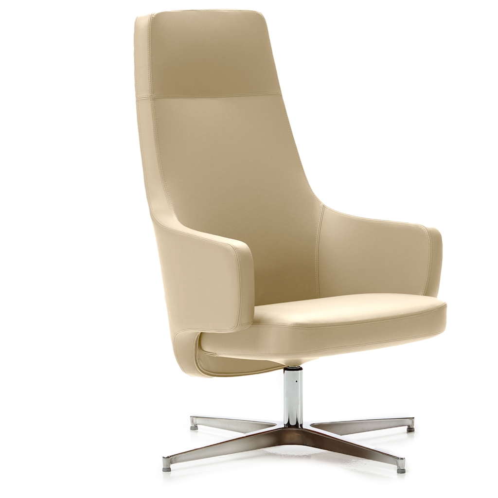 Poltrona EDGAR lounge 4g c/piedini ClickUfficio - Main Image