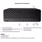 Immagine di Pc Desktop intel core ultra 5 512GB HP EliteDesk 8 SFF G1i Desktop AI PC Wolf Pro Securit D59LVET