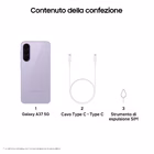 Immagine di Smartphone 128GB SAMSUNG GALAXY A37 6+128GB Lavender SM-A376BLVBEUE