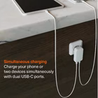 Immagine di Chargeplus dual USB-C slim wall 45w