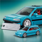 Immagine di Costruzioni MATTEL Mattel Brick Shop HW Honda Civic EF Custom '90 JHF62