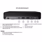 Immagine di Pc Desktop intel core i3 256GB HP Pro Mini 400 G9 gar. 2 anni onsite D5BD5AT