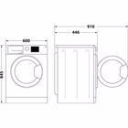 Immagine di Lavatrice a carica frontale B 6 kg INDESIT IM642BMYTIMEIT