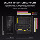 Immagine di Cabinet midi-tower nero CORSAIR 3200D RS MID-TOWER CASE SMOKE CC-9011336-WW