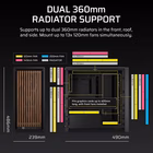 Immagine di Cabinet midi-tower nero CORSAIR FRAME 4000D RS WOOD BLACK/WALNUT CC-9011340-WW