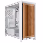 Immagine di Cabinet midi-tower bianco CORSAIR FRAME 4000D RS WOOD WHITE/OAK CC-9011341-WW