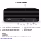 Immagine di Pc Desktop intel core i3 512GB HP Pro Small Form Factor 400 G9 gar. 2 anni onsite D58RVAT