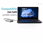 Immagine di Docking USB-C metal nano 3x display