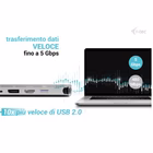 Immagine di Docking USB-C metal nano 3x display