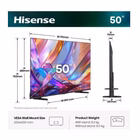 Immagine di Tv 50" uhd 4K (3840x2160) HISENSE 50 E79S QLED 4K ULTRA HD SMART VIDAA 50E79S
