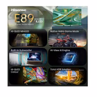 Immagine di Tv 50" uhd 4K (3840x2160) HISENSE 50 E89S MINI LED 4K ULTRA HD SMART VIDAA REFRESH R 50E89S
