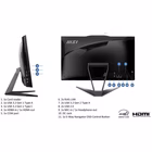 Immagine di Pc All-in-One 21,5" professional intel core i5 512GB MSI PRO AP222T 14MA-602EUPRO AP222T 14MA-602EU