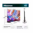 Immagine di Tv 43" uhd 4K (3840x2160) HISENSE 43 E79S QLED 4K ULTRA HD SMART VIDAA 43E79S