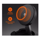 Immagine di Caricabatterie wireless/senza fili nero adattatore proprietario CYGNETT CY5790PPWIR