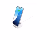 Immagine di Caricabatterie wireless/senza fili bianco adattatore proprietario CYGNETT CY5791PPWIR