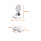 Immagine di Caricabatterie wireless/senza fili bianco adattatore proprietario CYGNETT CY5791PPWIR