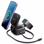 Immagine di Caricabatterie wireless/senza fili nero adattatore proprietario CYGNETT CY5852WCCRC