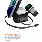 Immagine di Caricabatterie wireless/senza fili nero adattatore proprietario CYGNETT CY5852WCCRC