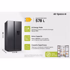Immagine di Frigorifero E SAMSUNG RS57DG410EB4EF