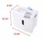 Immagine di Distruggidocumenti a strisce HSM SHREDSTAR S10 livello sicurezza P-2 colore bianco