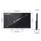 Immagine di Tv 55" uhd 4K (3840x2160) SHARP 55 UHD 4K Google TV MiniLed QLED 55JP7765E