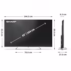 Immagine di Tv 65" uhd 4K (3840x2160) SHARP 65 UHD 4K Google TV MiniLed QLED 65JP7765E