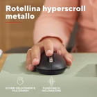Immagine di TRUST MOUSE WIRELESS HYPERSCROLL RICARICABILE MULTICONNE 26018