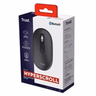 Immagine di TRUST MOUSE WIRELESS HYPERSCROLL RICARICABILE MULTICONNE 26018