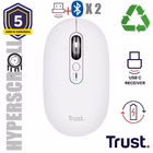 Immagine di TRUST MOUSE WIRELESS HYPERSCROLL RICARICABILE MULTICONNE 26019
