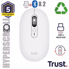 Immagine di TRUST MOUSE WIRELESS HYPERSCROLL RICARICABILE MULTICONNE 26019