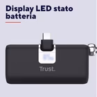 Immagine di Power bank TRUST POWERBANK 5.000MAH - TASCABILE - CAVO USB-C PD 20W 26104TRS