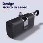 Immagine di Power bank TRUST POWERBANK 5.000MAH - TASCABILE - CAVO USB-C PD 20W 26104TRS