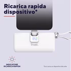 Immagine di Power bank TRUST POWERBANK 5.000MAH - TASCABILE - CAVO USB-C PD 20W 26105TRS