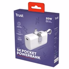 Immagine di Power bank TRUST POWERBANK 5.000MAH - TASCABILE - CAVO USB-C PD 20W 26105TRS