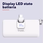 Immagine di Power bank TRUST POWERBANK 5.000MAH - TASCABILE - CAVO USB-C PD 20W 26105TRS