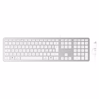 Immagine di CONCEPTRONIC Tastiera USB-A/C sottile, layout QWERTY italiano, KAYNE02WIT