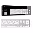 Immagine di CONCEPTRONIC Tastiera USB-A/C sottile, layout QWERTY italiano, KAYNE02WIT