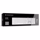 Immagine di CONCEPTRONIC Tastiera USB-A/C sottile, layout QWERTY italiano, KAYNE02WIT