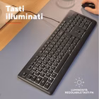 Immagine di TRUST TASTIERA ILLUMINATA CABLATA 180CM RESISTENTE AGLI 25820