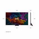 Immagine di Tv 100" uhd 4K (3840x2160) LG ELECTRONICS 100 QNED MINILED EVO AI 87B 4K ULTRA HD WEBOS26 - 100QNED8