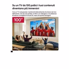 Immagine di Tv 100" uhd 4K (3840x2160) LG ELECTRONICS 100 QNED MINILED EVO AI 87B 4K ULTRA HD WEBOS26 - 100QNED8