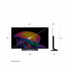 Immagine di Tv 48" uhd 4K (3840x2160) LG ELECTRONICS 48 OLED EVO AI C6 4K ULTRA HD WEBOS26 - BASE CENTR OLED48C6