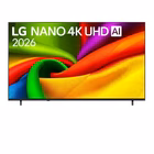 Immagine di Tv 50" uhd 4K (3840x2160) LG ELECTRONICS 50 NANO AI NU85 4K ULTRA HD WEBOS26 - PIEDINI LATE 50NU850B