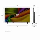 Immagine di Tv 50" uhd 4K (3840x2160) LG ELECTRONICS 50 NANO AI NU85 4K ULTRA HD WEBOS26 - PIEDINI LATE 50NU850B