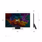 Immagine di Tv 50" uhd 4K (3840x2160) LG ELECTRONICS 50 QNED MINILED EVO AI 86B 4K ULTRA HD WEBOS26 - B 50QNED86
