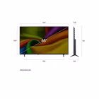 Immagine di Tv 65" uhd 4K (3840x2160) LG ELECTRONICS 65 NANO AI NU85 4K ULTRA HD WEBOS26 - PIEDINI LATE 65NU850B