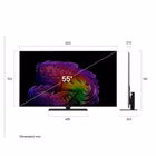 Immagine di Tv 55" uhd 4K (3840x2160) LG ELECTRONICS 55 OLED EVO AI G6S 4K ULTRA HD WEBOS26 - BASE CENT OLED55G6