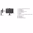 Immagine di Pc All-in-One 27" professional intel core ultra 7 1000GB MSI MODERN AM273QP AI 1UM-417EU 9S6-AF011