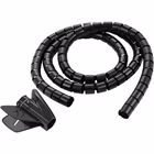 Immagine di Guaina fasciacavi cm 250 diametro 25 mm nero