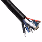 Immagine di Guaina fasciacavi cm 250 diametro 25 mm nero